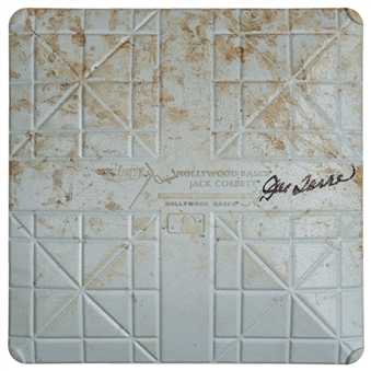 2014 New York Yankees Game Used Base From 8/23/14 Game Signed By Joe Torre (MLB Authenticated & Steiner)